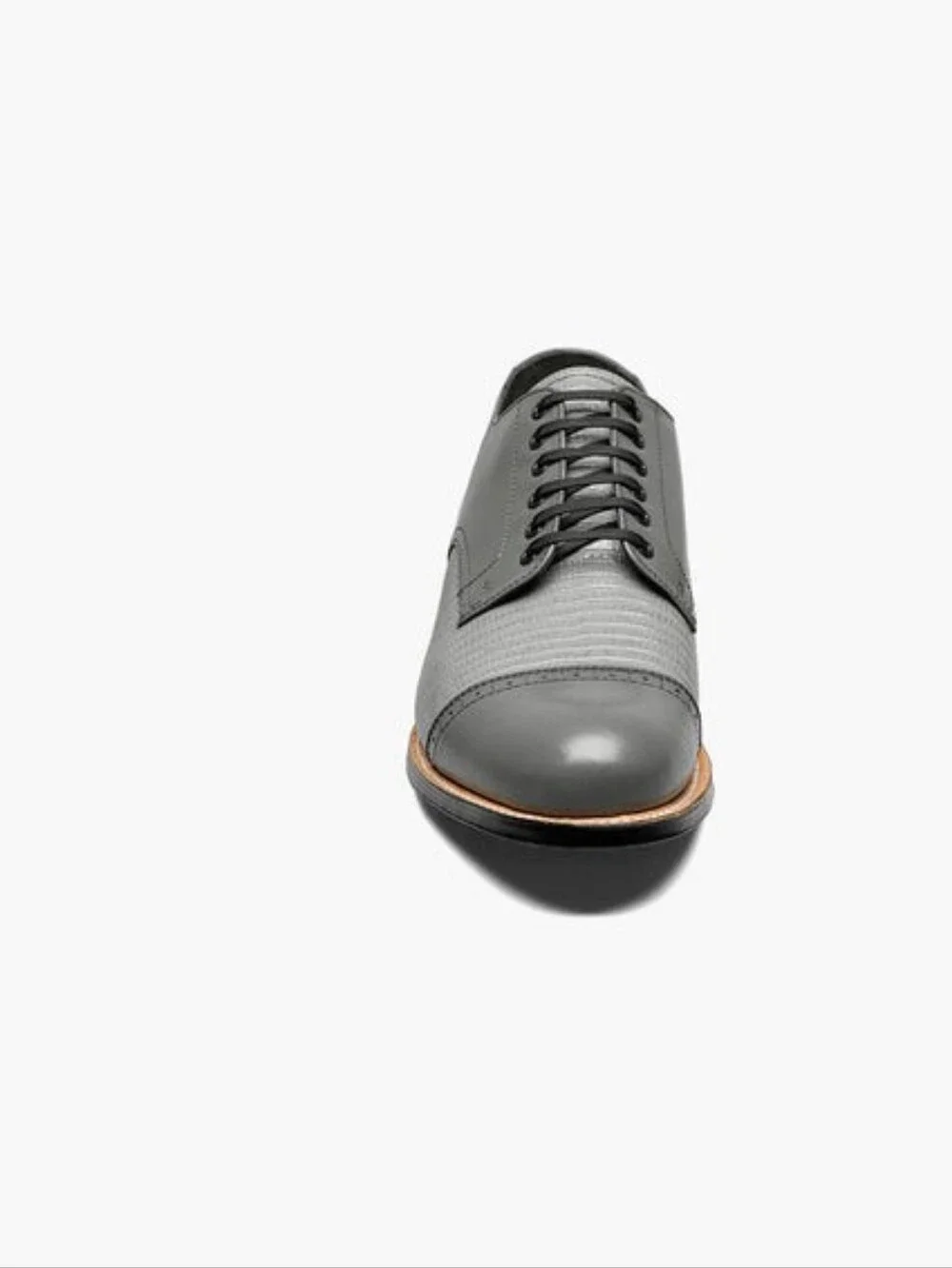 Stacy Adams MADISON Lizard Cap Toe Oxford by Stacy Adams Shoe Gray